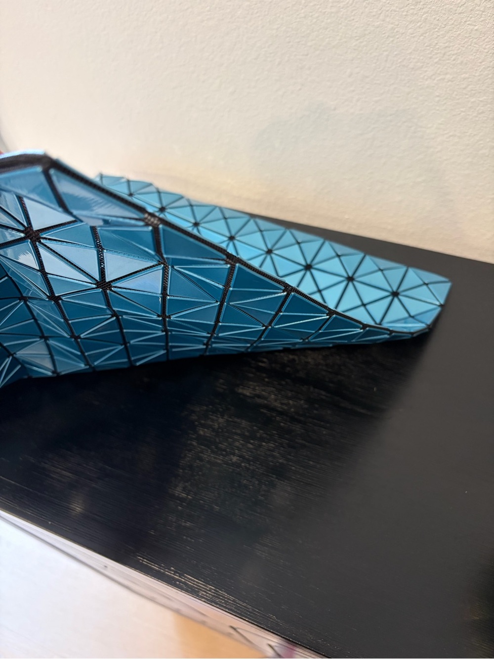 Issey Miyake Bao Bao Metallic Teal Geometric Tote - Picture 3 of 10